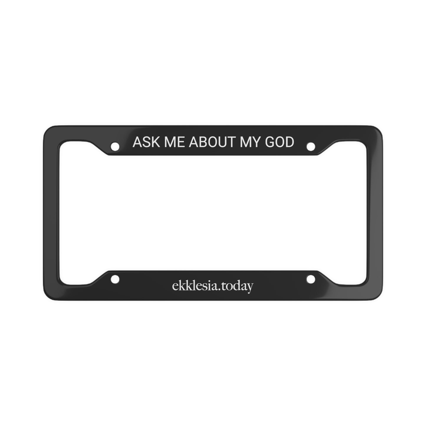 Ekklesia.Today - License Plate Frame