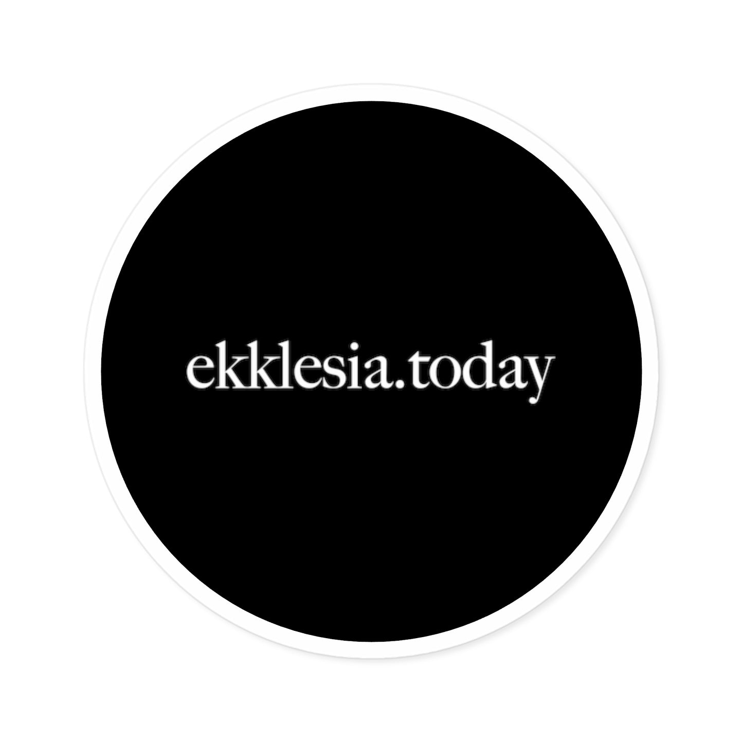 Ekklesia.Today - Round Stickers, Indoor\Outdoor