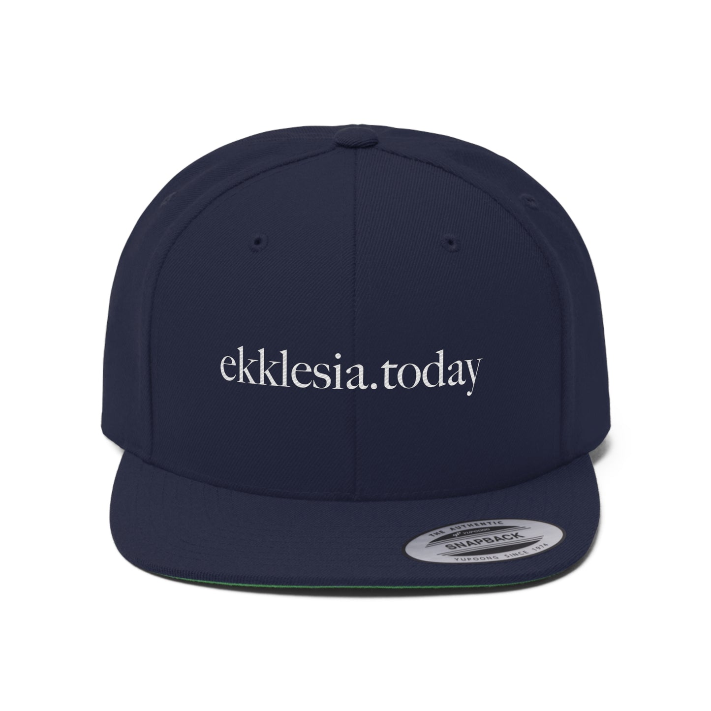 Ekklesia.Today Logo - Unisex Flat Bill Hat