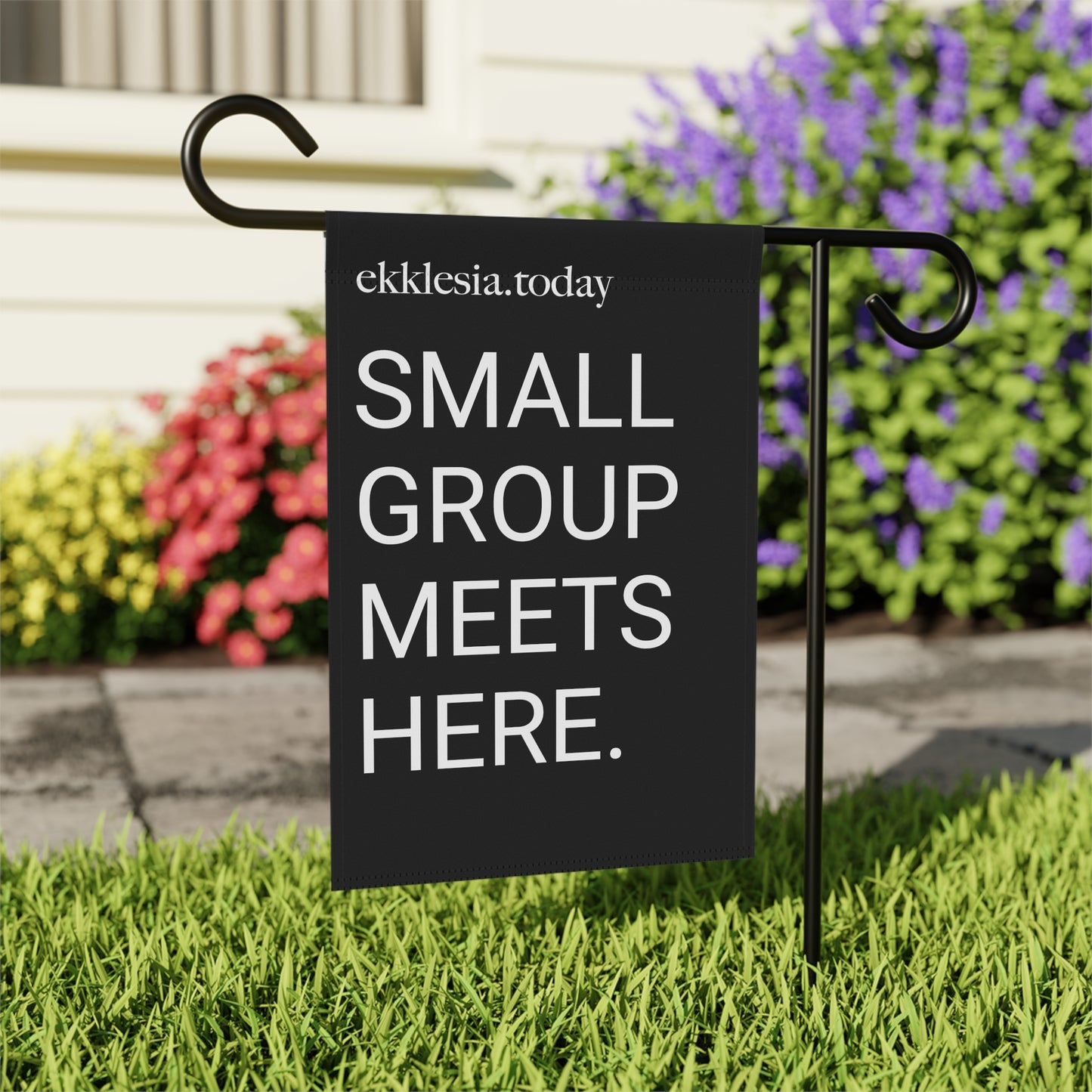 Small Group Flag - Garden & House Banner